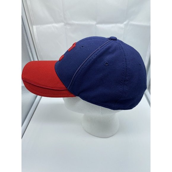 Cleveland Indians Blue Red C Cap Hat Flex L-XL Fitted New Era 3930 Large-XLarge - Picture 5 of 15